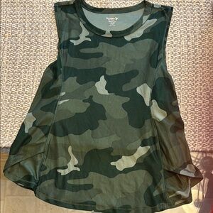 Old Navy Green Boxy Muscle Tee